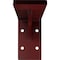 Ekena Millwork Embrey Steel Bracket, Hammered Bright Red 2"W x 6"D x 3 3/4"H BKTM02X06X03EBHRE - alternate 8